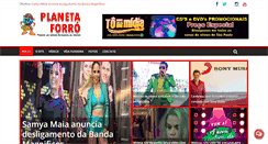 Desktop Screenshot of planetaforro.com.br
